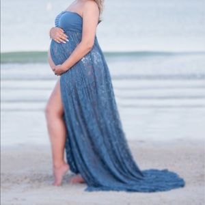 Maternity photo shoot gown